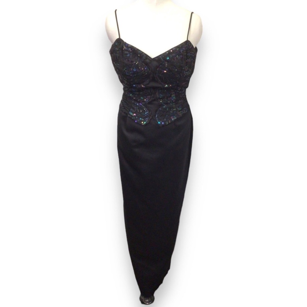 Jessica McClintock Gunne Sax Vintage Women’s Formal Gown, Black, size 11/12